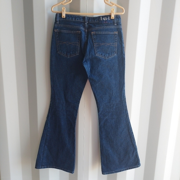 LEI Vintage Y2K Mid Rise Flared Jeans Size 7 - Picture 4 of 8
